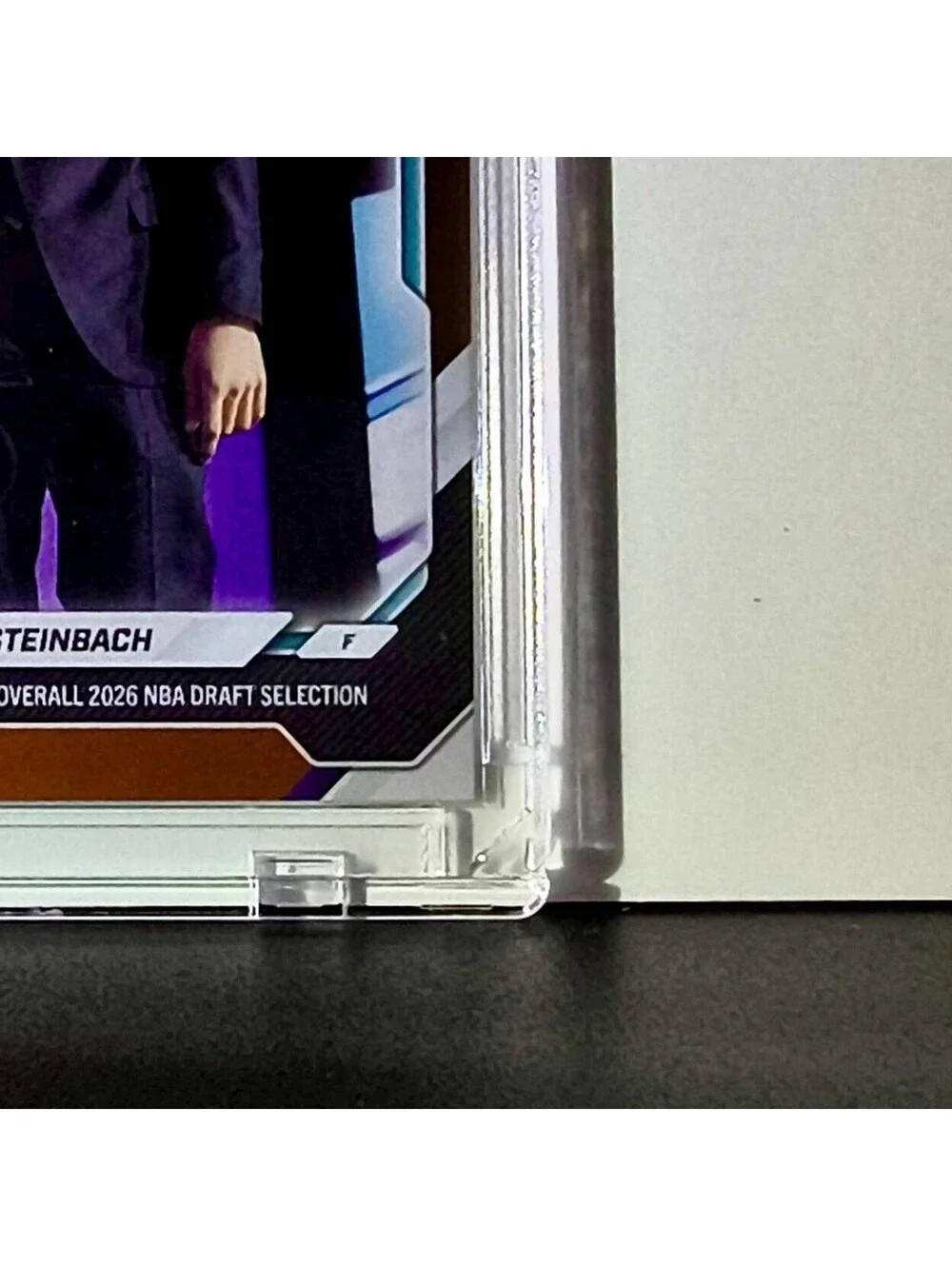 Hannes Steinbach Rookie 2026-27 Topps NBA Draft #HSTE Orange Foil 07/25 Hornets